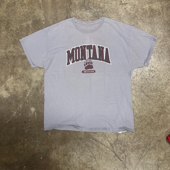 Other - Montana Grizzlies T-Shirt Mens Size XL Grey Collegiate Fan Gear Logo Print Athle